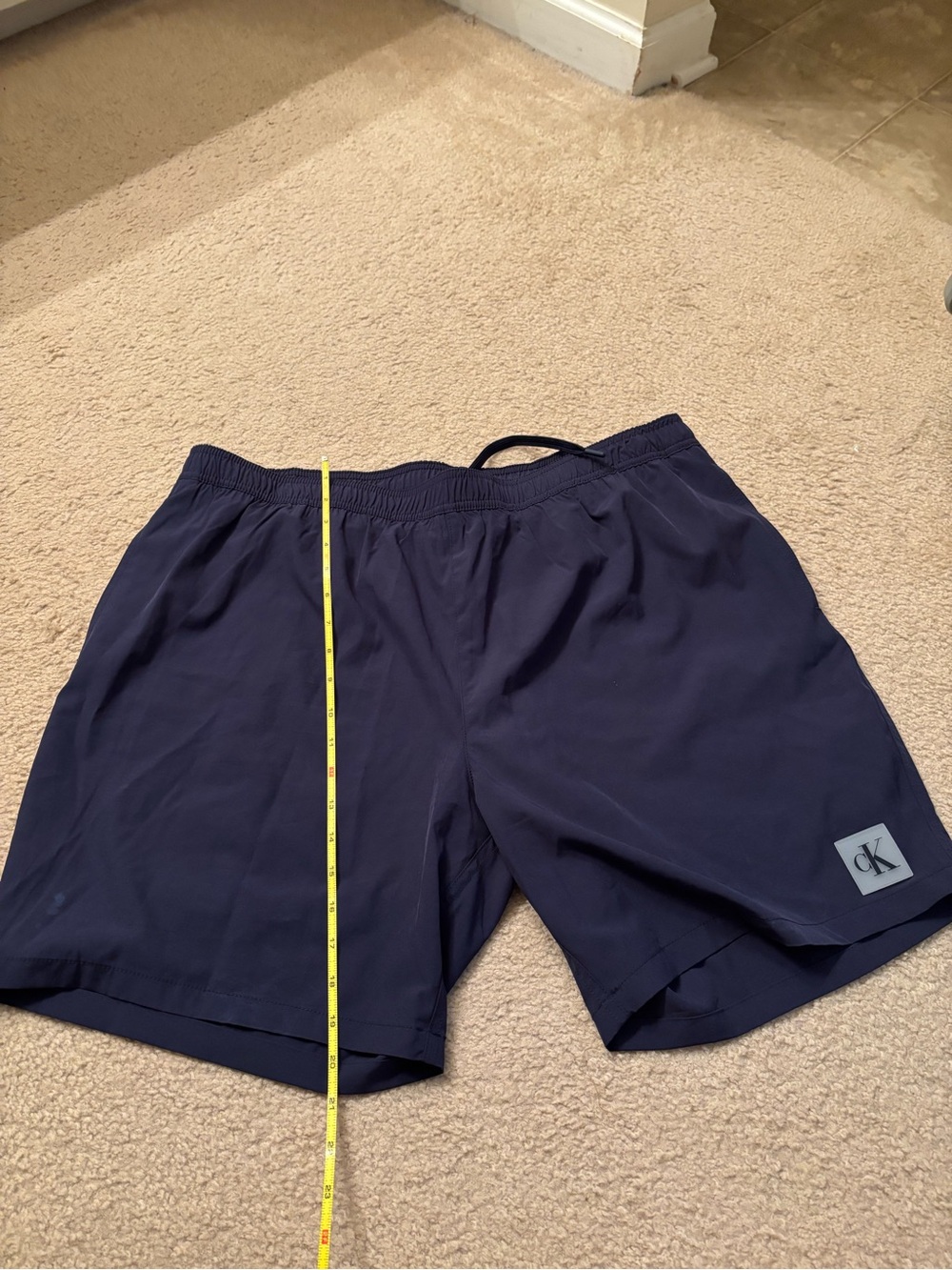 Men's CK swim trunks, 2XL